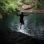 El cenote Zací en el municipio de Valladolid, Yucatán