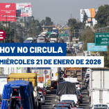 Los vehículos registrados en Edomex, Hidalgo, Morelos, Puebla y Tlaxcala podrán circular bajo las mismas restricciones que los de la CDMX