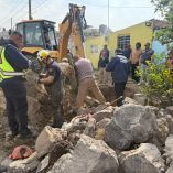 Personal de Pemex realizó una inspección previa para descartar cualquier presencia de combustible en la zona