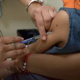 Vacunas contra sarampión.