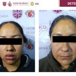 Marina y Dulce Bertha, detenidas en CDMX.