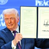 Una vez que esta esté completamente formada, podremos hacer prácticamente todo lo que queramos... Siempre he dicho que la ONU tiene tremendo potencial, pero no lo ha utilizado.”Donald Trump, presidente de Estados Unidos.