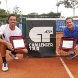 Luis David Martínez y Cristian Rodríguez, los dos tenistas involucrados en el caso en Brasil