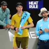 Sinner aprovechó el break para ganar el tercer tiempo