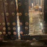 Actos vandálicos sufridos en la Catedral de Puebla.