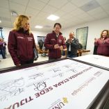 Mario Delgado y Marina del Pilar supervisaron la segunda etapa de la Universidad Nacional Rosario Castellanos en Tijuana.