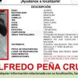 Un día después del último mensaje enviado, la familia de Alfredo logró ubicar su teléfono móvil en Nuevo Laredo, por ello presentaron la denuncia por desaparición en Tamaulipas.