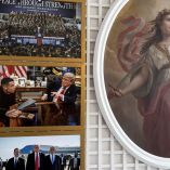 Foto de Cristiano Ronaldo en la Casa Blanca junto a Donald Trump, presidente de Estados Unidos