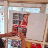 Campaña de vacunación contra el sarampión en Hidalgo