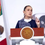 Claudia Shienbaum, presidenta de México, durante su mañanera del 28 de enero de 2026.
