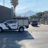 La víctima se encontraba en la parte superior del inmueble, efectuando ranuras en la losa con la intención de debilitarla de forma controlada, sin afectar la barda posterior del predio.