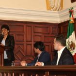 La rectora de la BUAP, Lilia Cedillo Ramírez