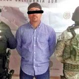 Cristian Iván “N”, alias El Cholo 40, detenido por autoridades de BCS.