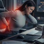 Una mala postura puede causar lesiones severas en la espalda.