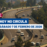 Hoy No Circula del 7 de febrero del 2026.