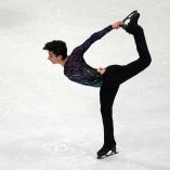 Donovan Carrillo durante el Programa Corto de los Juegos Olímpicos de Invierno 2026.