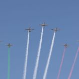 El 10 de febrero de 1944, con la entrada de México a la Segunda Guerra Mundial, se emitió decreto por el que el Arma de Aviación Militar se elevaba al nivel de una Fuerza Armada.