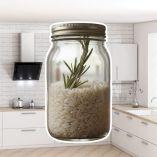 ¿Para qué sirve poner romero y arroz en un frasco dentro de la casa?