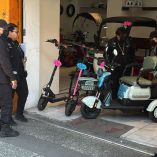 Operativo en establecimientos del Eje Central.