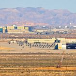 Aeronaves en las pistas del aeropuerto de El Paso, Texas.