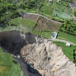 El agujero está ubicado en Pondok Balik, distrito de Ketol, en Aceh Central