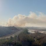 Fuerte incendio en Neza