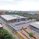 Vista aérea de la Bodega Nacional de Arte.