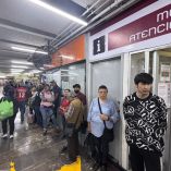 Simulacro de sismo en el Metro.
