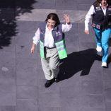 Clara Brugada en Primer Simulacro Metropolitano.