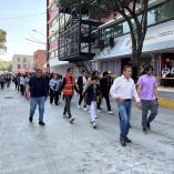 Desalojo por simulacro en CDMX.