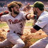 Bryce Harper volvió a encender a MLB al sugerir que debería haber más peleas en el terreno para evitar los pelotazos entre jugadores.