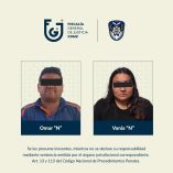 Pareja vinculada a proceso por trata de personas.