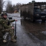 This handout photograph taken and released on February 25, 2026, by the press service of the 93rd Kholodnyi Yar Separate Mechanized Brigade of the Ukrainian Ground Forces shows a Ukrainian serviceman from a mobile rifle team tasked with protecting military personnel and civilians from Russian drones near Druzhkivka in the Donetsk Oblast, amid Russias invasion of Ukraine. (Photo by Iryna Rybakova / Press service of the 93rd Separate Mechanized Brigade of the Ukrainian Ground Forces / AFP) / RESTRICTED TO EDITORIAL USE - MANDATORY CREDIT "AFP PHOTO / HANDOUT/ IRYNA RYBAKOVA /93RD SEPARATE MECHANIZED BRIGADE OF THE UKRAINIAN GROUND FORCES" - NO MARKETING NO ADVERTISING CAMPAIGNS - DISTRIBUTED AS A SERVICE TO CLIENTS