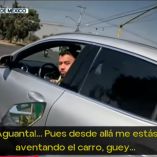 Sacó un arma de fuego