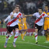 River Plate se proclamó campeón de la Copa Libertadores 2015 tras imponerse en la final a Tigres UANL. El equipo regiomontano había dado vida al conjunto argentino en la fase de grupos con su victoria ante Juan Aurich.Foto de accion durante el partido Tigres (MEX) vs River Plate (ARG), correspondiente al partido de vuelta, gran final de la Copa Libertadores 2015 en el Estadio Monumental Antonio Vespucio Liberti, en la foto: Ramiro Funes Mori05/08/2015/MEXSPORT/PHOTOGAMMA
