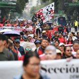 Marcha de la CNTE en CDMX