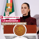 Mañanera de Sheinbaum hoy 4 de marzo de 2026