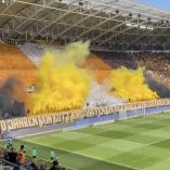 La afición del Dynamo Dresde es intimidante