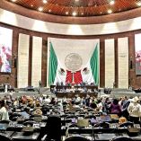 Recinto de la Cámara de Diputados con los legisladores en sesión.