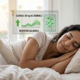 Dormir solo lo suficiente ayuda a mantener bajo control los niveles de azúcar en la sangre.