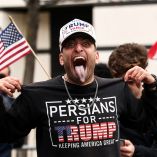 La protesta fue convocada por el influencer de extrema derecha Jake Lang.