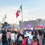 Miles de mujeres se dieron cita en el Zócalo capitalino este 8 de marzo