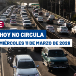 Doble Hoy No Circula para el 11 de marzo del 2026.
