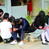 CIUDAD DE MEXICO A 22 DE MARZO DEL 2023ALUMNOS DE LA SECUNDARIA DIURNA 237 UBICADA EN LA COLONIA CUATRO ARBOLES ALCALDIA VENUSTIANO CARRANZA, SOBRE EL TEMA DEL BULLYING .FOTO MATEO REYES ARELLANO