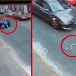 El acontecimiento se presentó el pasado martes 10 de marzo de acuerdo con la videograbación que pertenece a un inmueble de la capital michoacana.