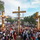 Representación de Semana Santa en Iztapalapa