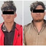 Detienen a dos sujetos tras operativo por disparos en Hidalgo