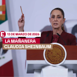 Mañanera de Sheinbaum hoy 13 de marzo de 2026