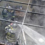 Incendio en inmueble en Coyoacán.
