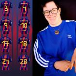 Anna Vives es aficionada de Andrés Iniesta, Barcelona y River Plate.